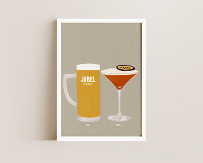 Jubel & Pornstar Martini Print