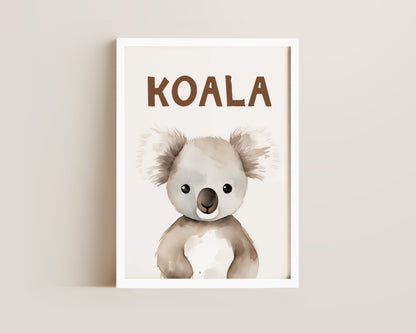 Baby Koala Print