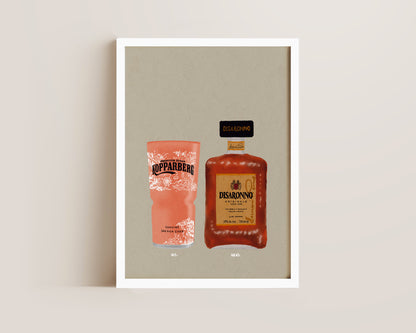 Kopparberg Pint & Disaronno Print