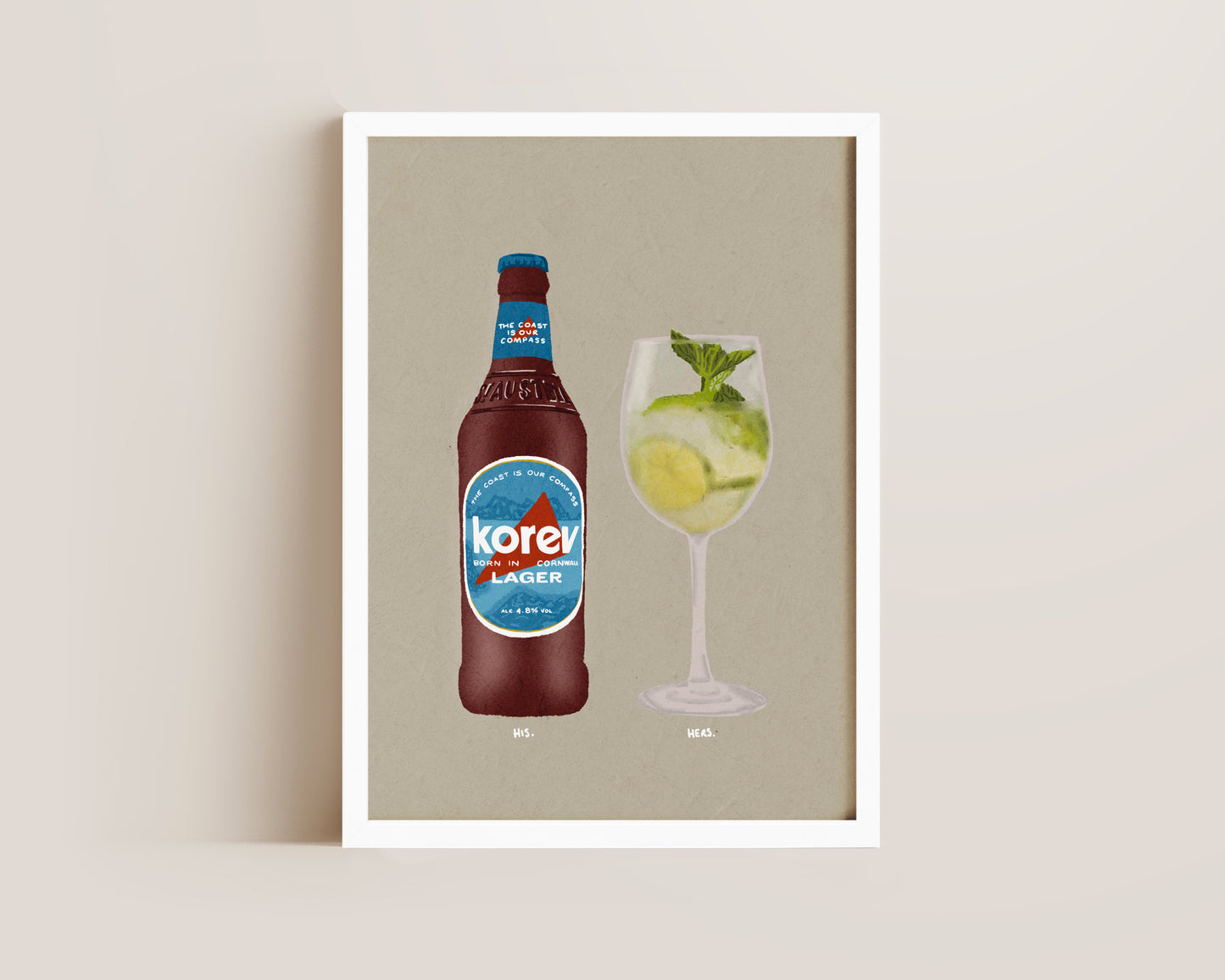 Korev Beer & Hugo Spritz Print