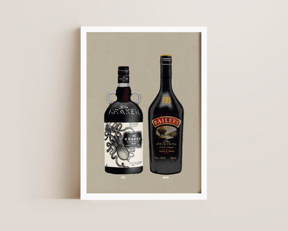 Kraken & Baileys Print