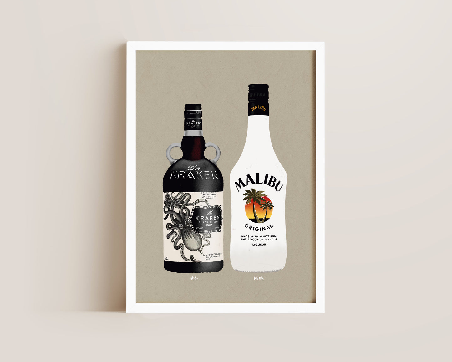 Kraken & Malibu Print