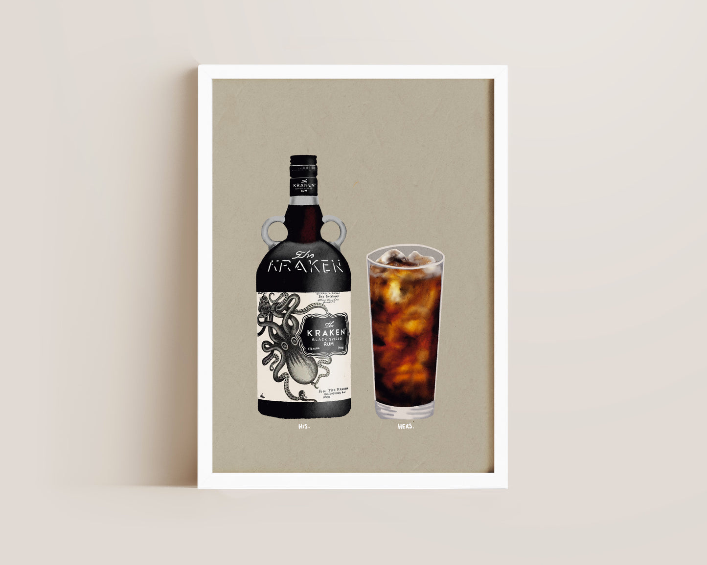Kraken & Rum Coke Print