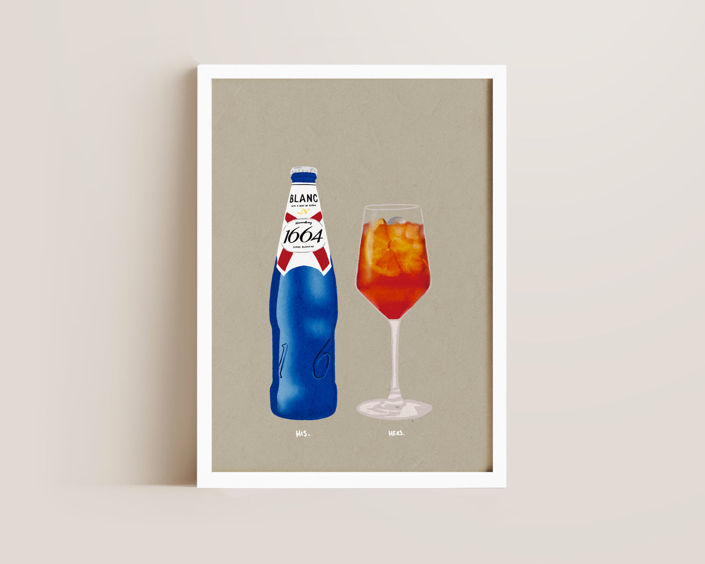 Kronenburg Blanc & Aperol Spritz Print