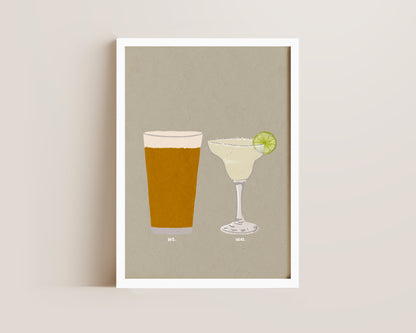 Lager & Margarita Print