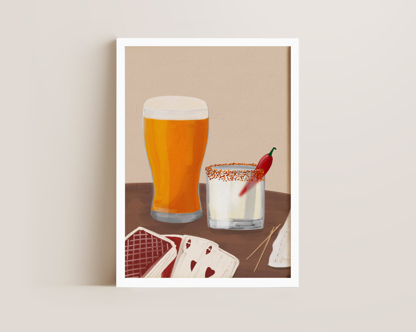 Lager & Spicy Margarita Date Night Print