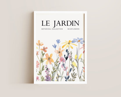 Le Jardin Wildflowers Print