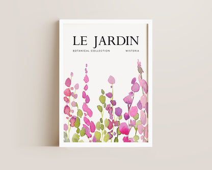 Le Jardin Wisteria Print
