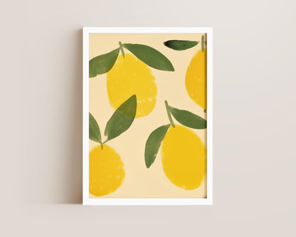 Lemons Art Print