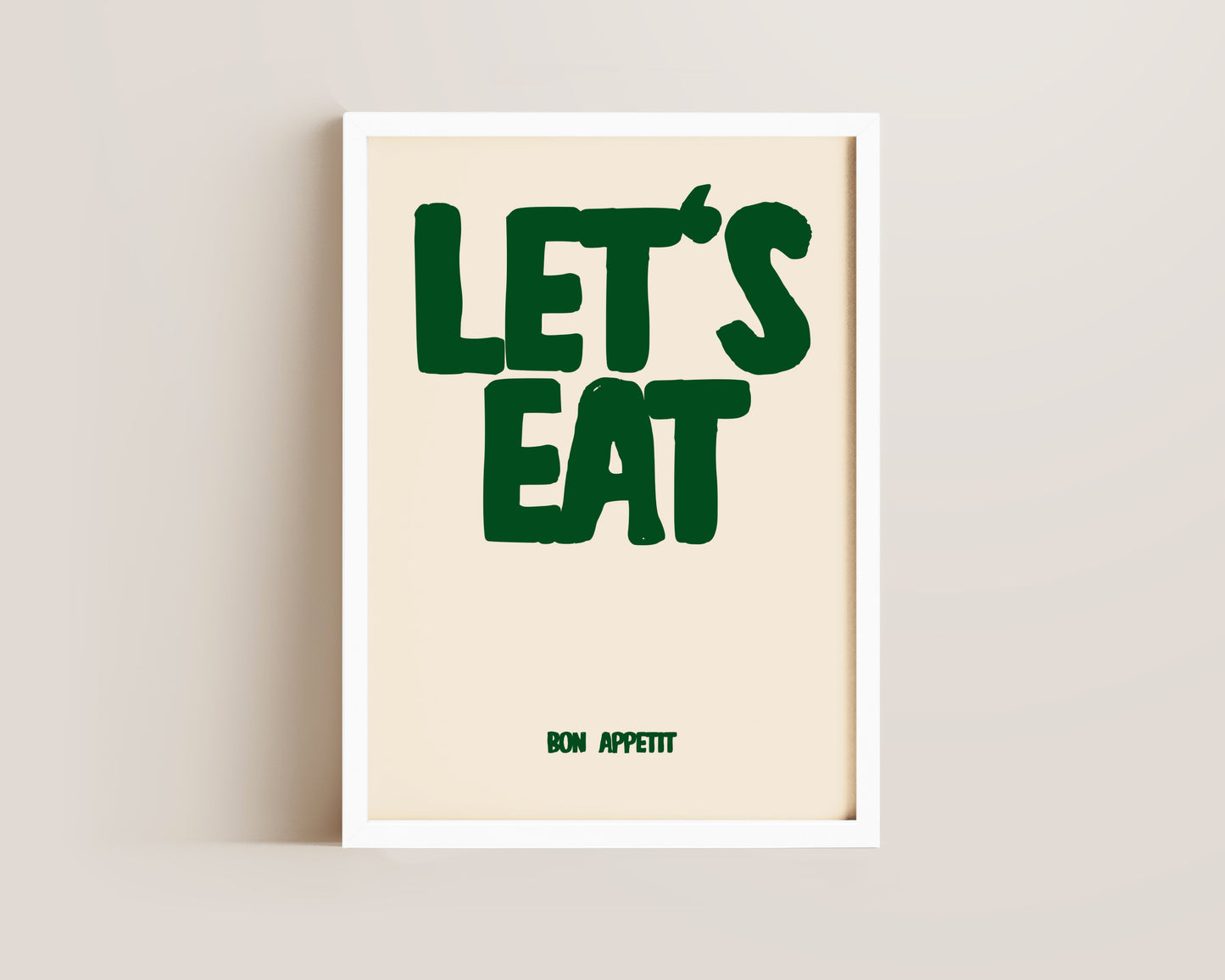 Let's Eat Green Print