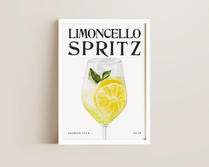 Limoncello Spritz Cocktail Print