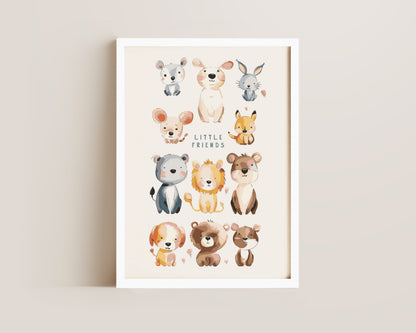 Little Friends Print