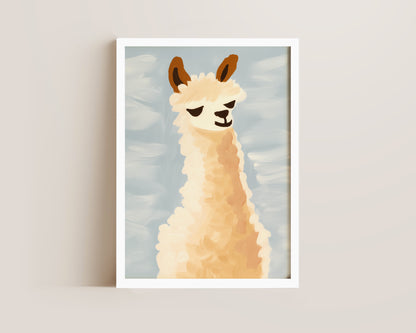Cheeky Llama Print