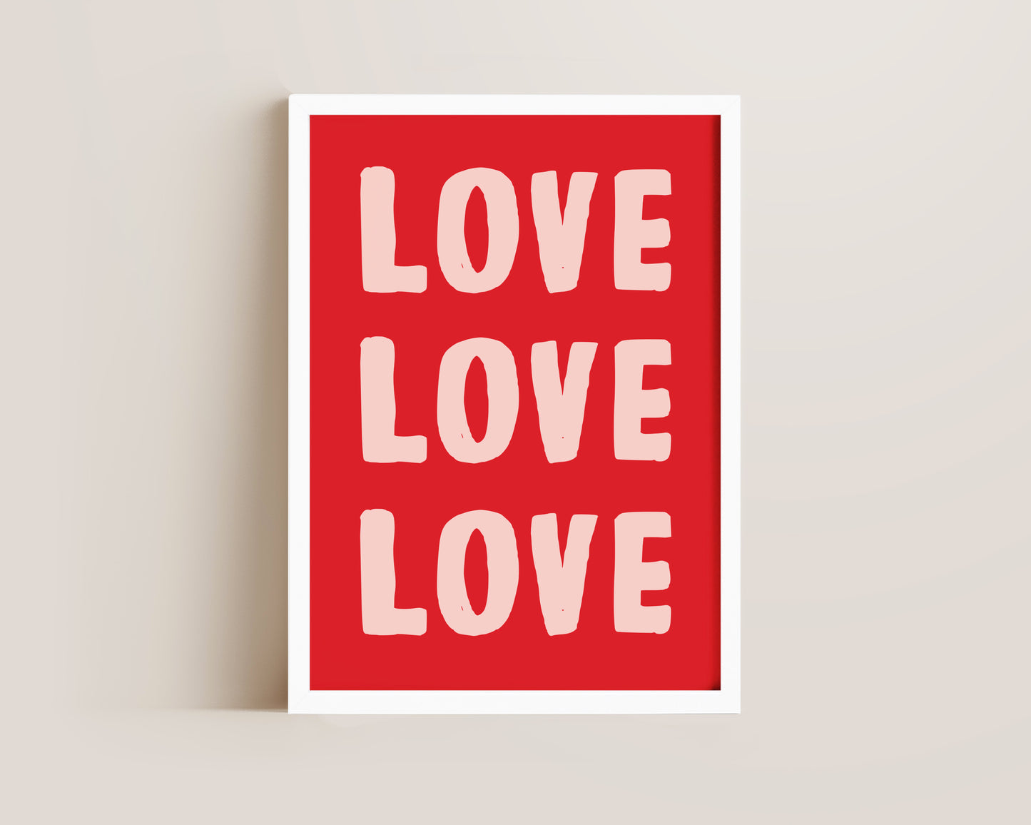 Love Love Love Print