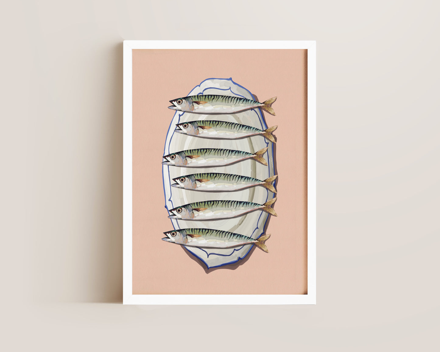 Pink Mackerel Print