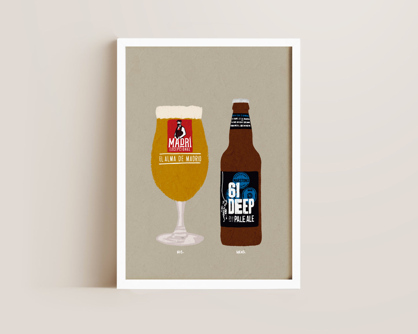 Madri & 61 Deep Pale Ale Print