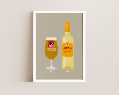 Madri & Campo Viejo Blanco Print