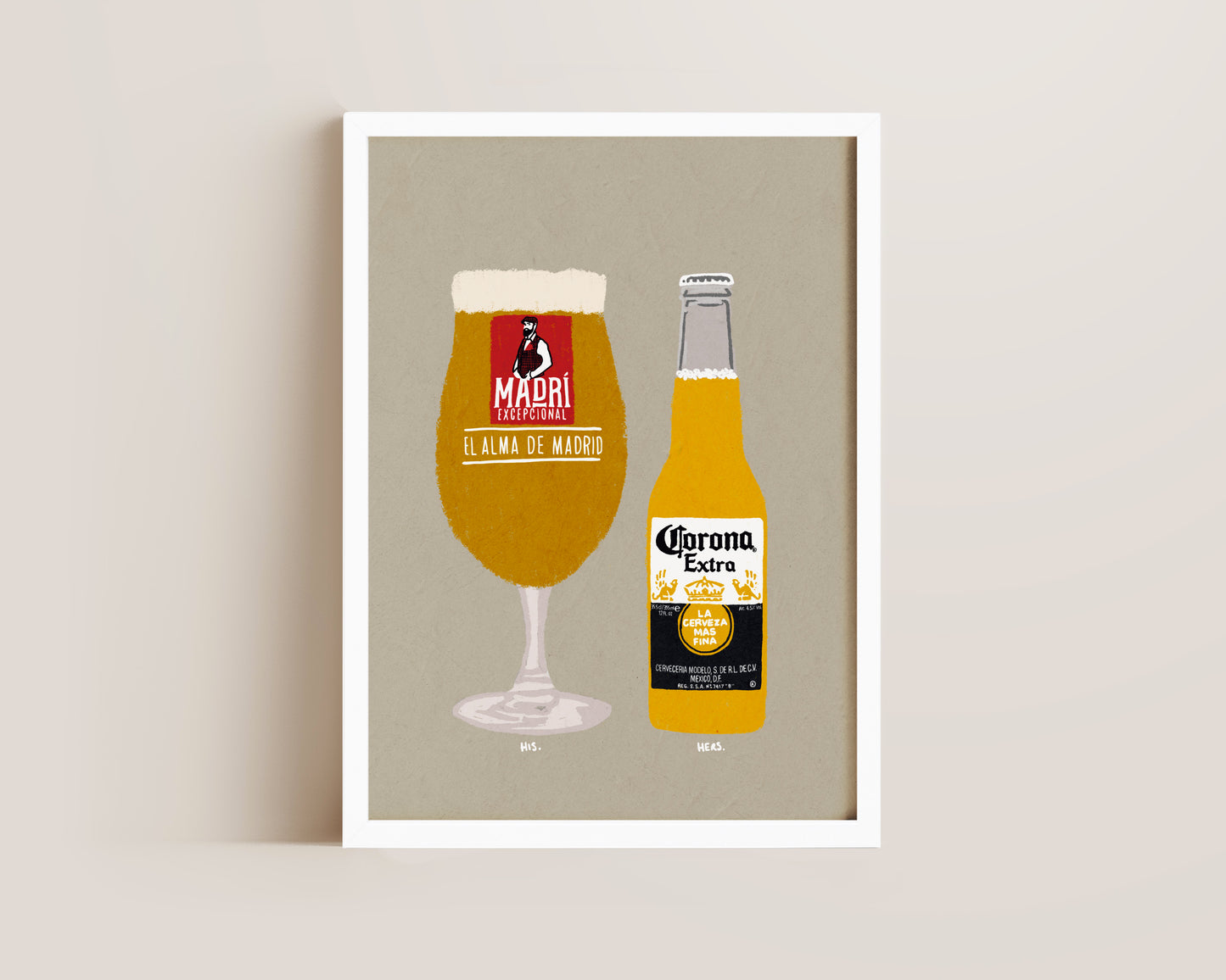 Madri & Corona Print