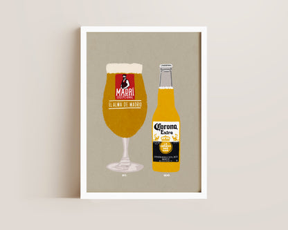 Madri & Corona Print