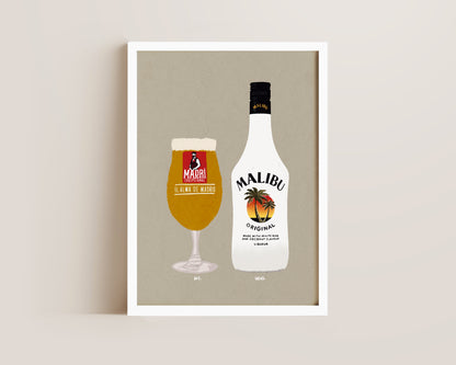 Madri & Malibu Print