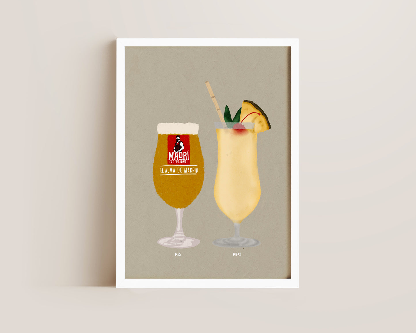 Madri & Pina Colada Print