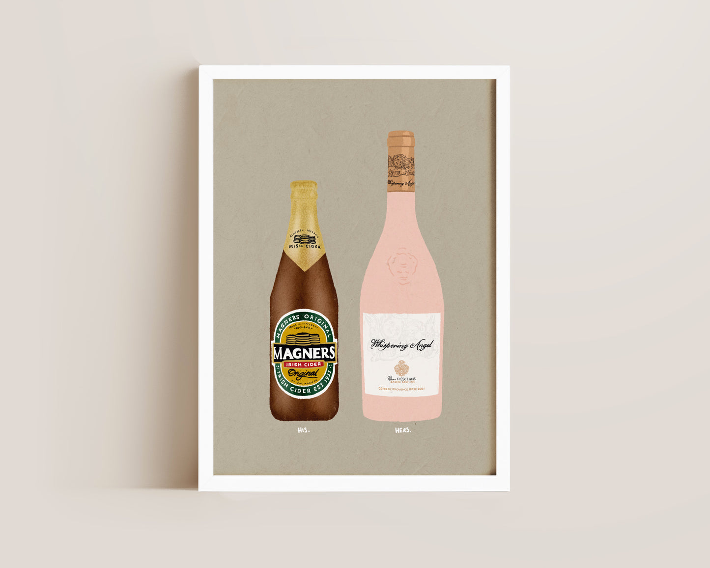 Magners & Whispering Angel Print