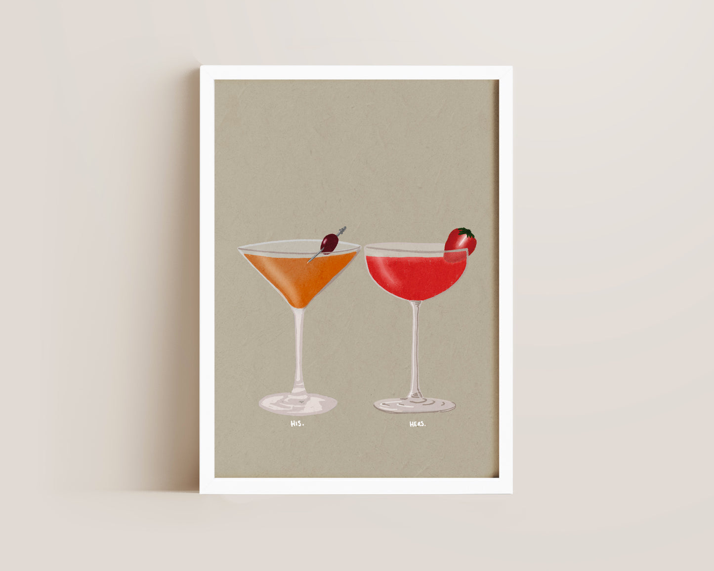 Manhattan & Strawberry Daiquiri Print