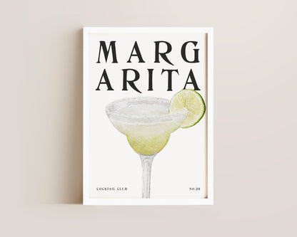 Margarita No. 2 Cocktail Print