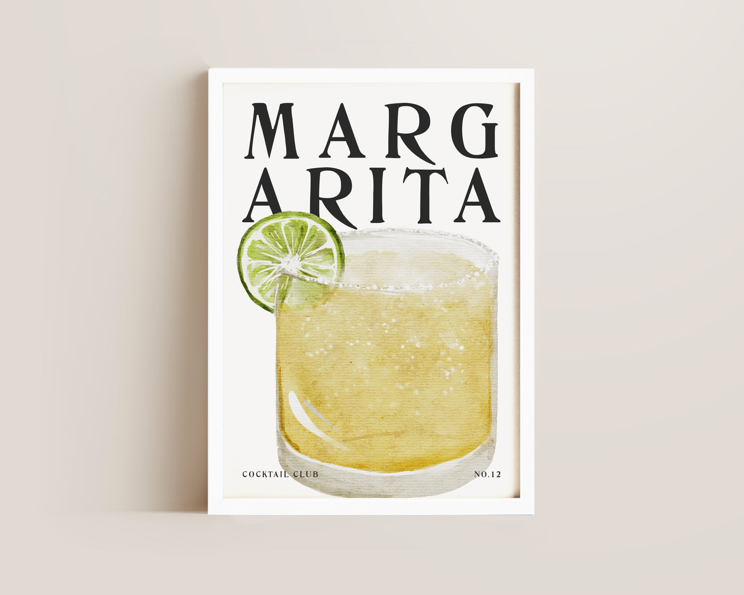 Margarita Cocktail Print