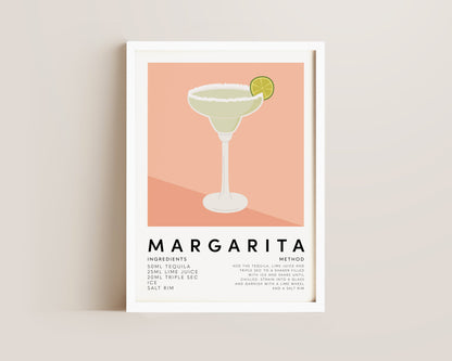 Margarita Cocktail Print
