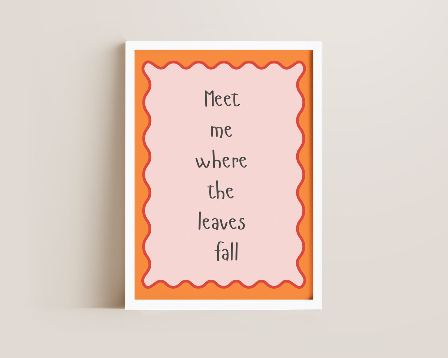 Where The Leaves Fall Print