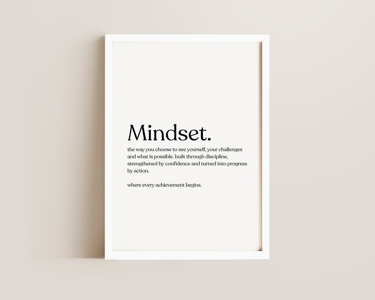 Mindset Definition Print