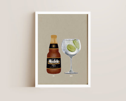 Modelo & G&T Print