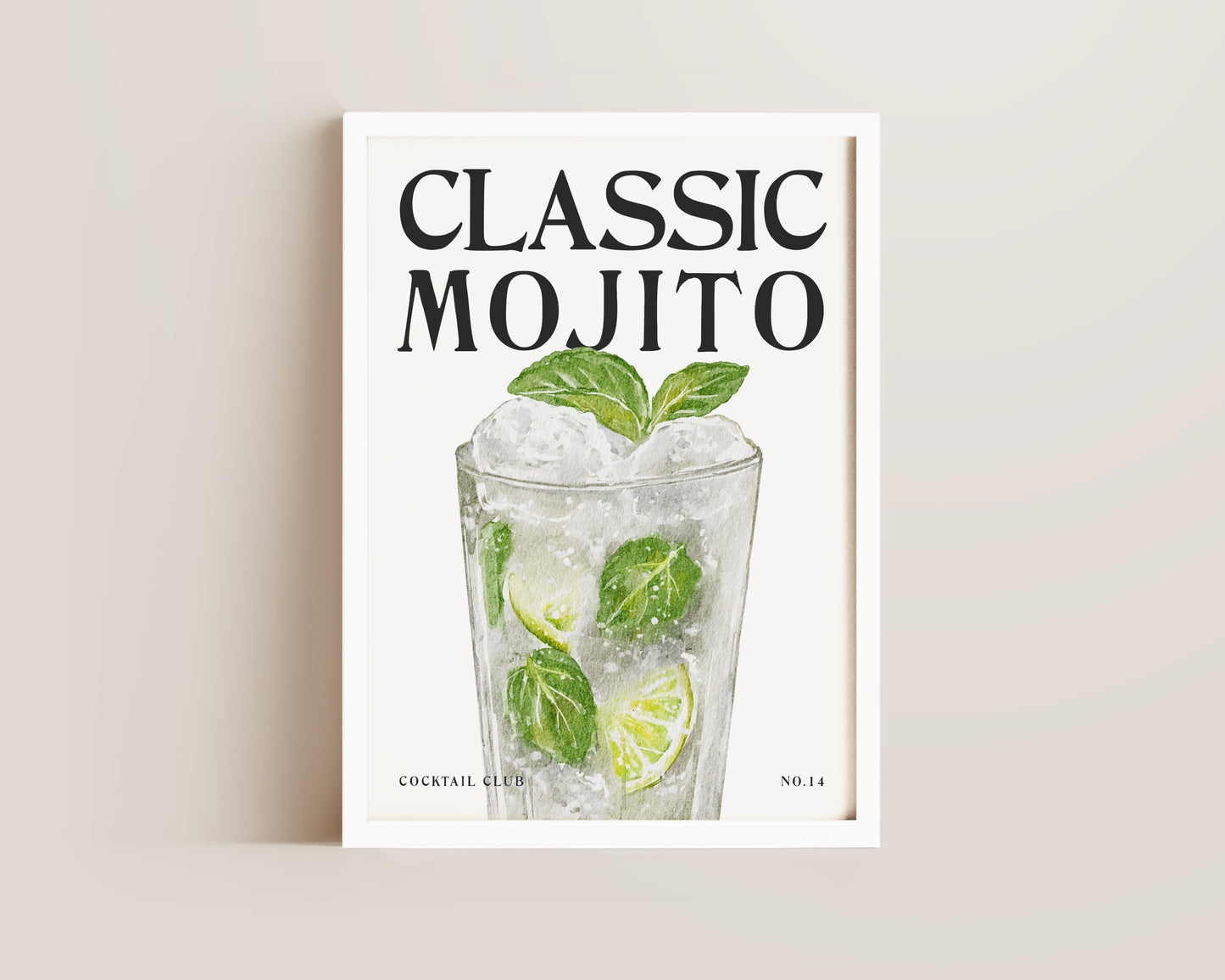 Mojito Cocktail Print