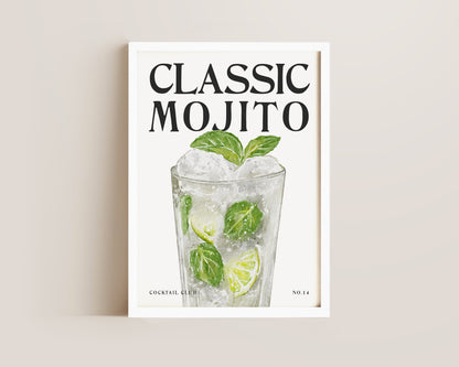 Mojito Cocktail Print