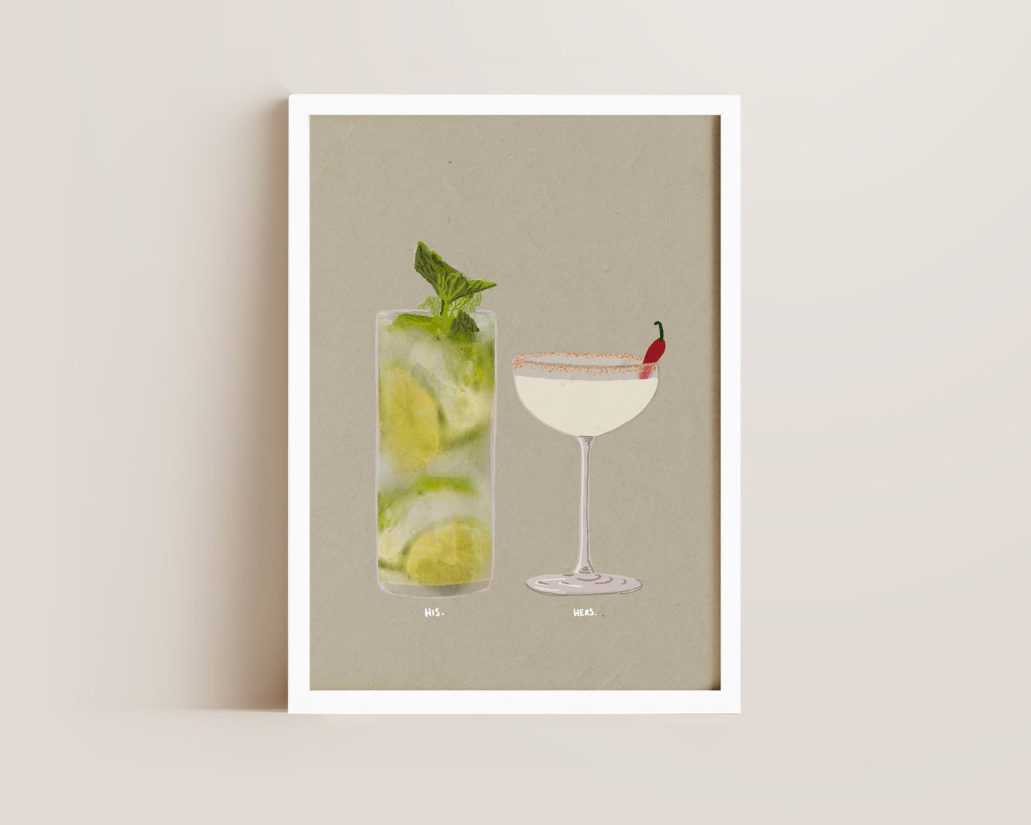 Mojito & Spicy Marg Print