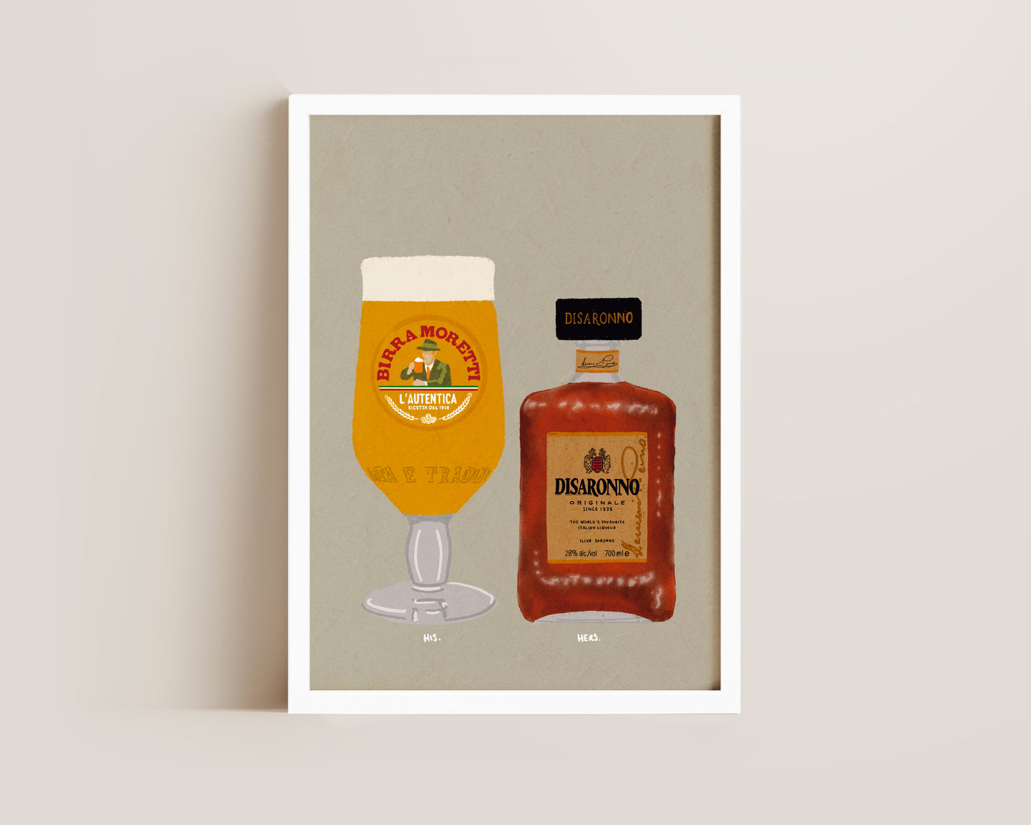 Moretti & Disaronno Print