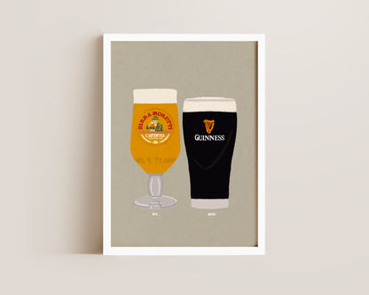 Moretti & Guinness Print