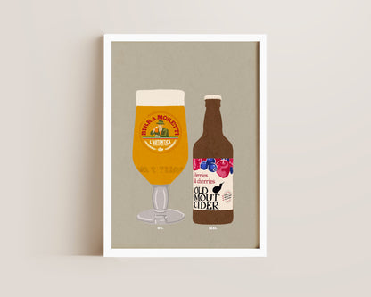 Moretti & Old Mout Berries & Cherries Print