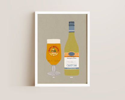 Moretti & Oyster Bay Print
