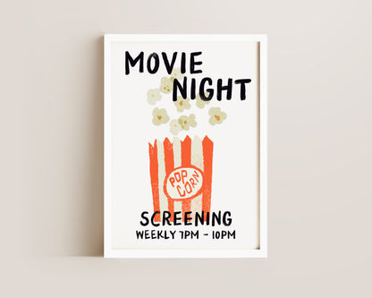 Movie Night Print
