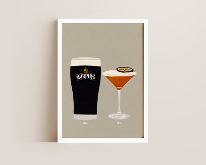 Murphy's & Pornstar Martini Print