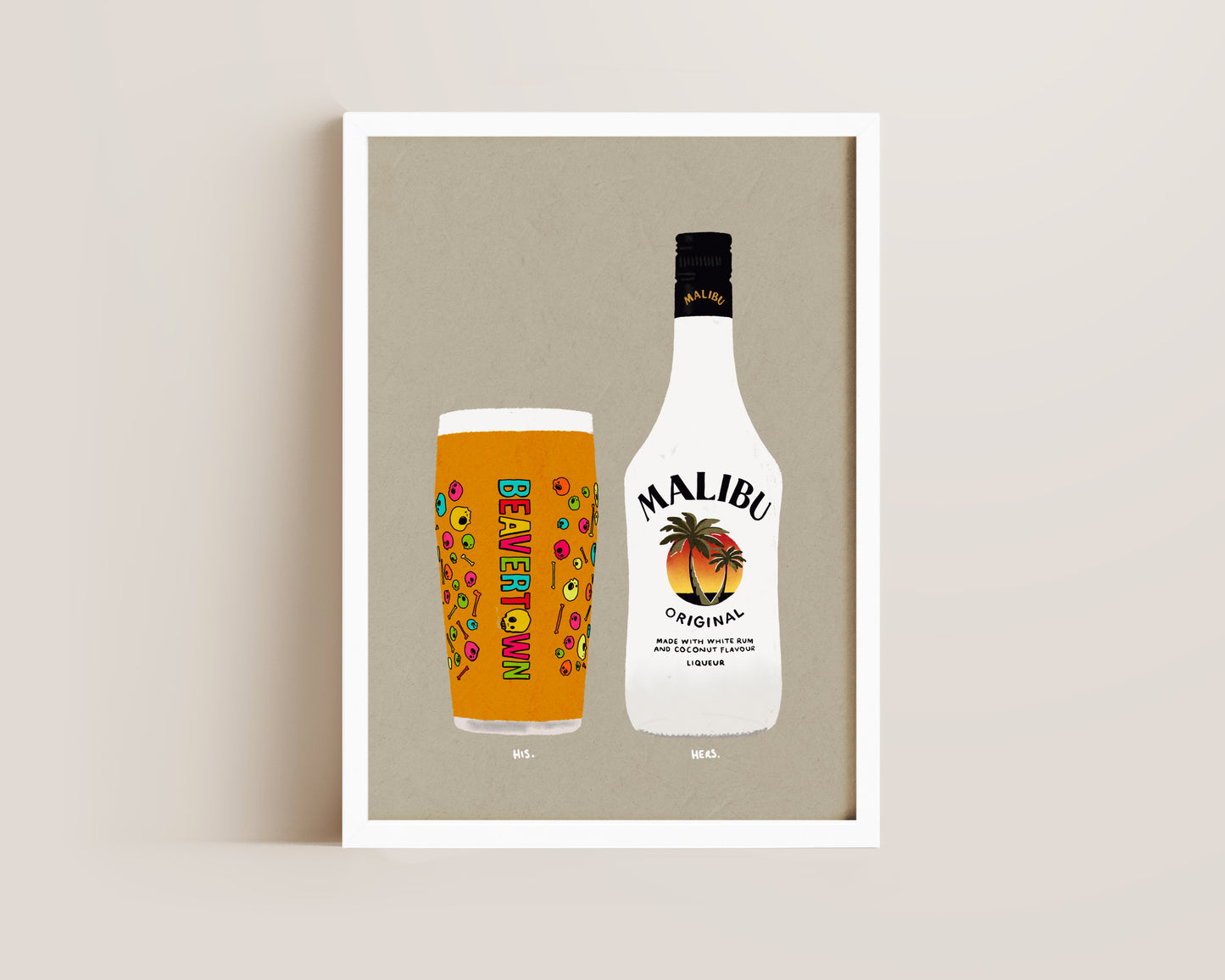 Neck Oil & Malibu Print