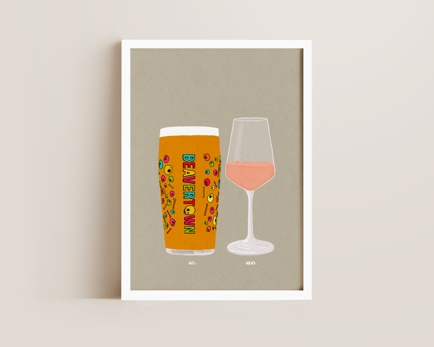 Neck Oil & Pale Rose Print