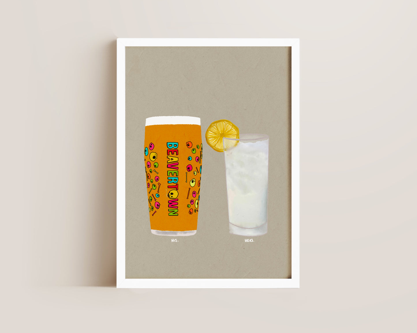 Neck Oil & Vodka Lemonade Print