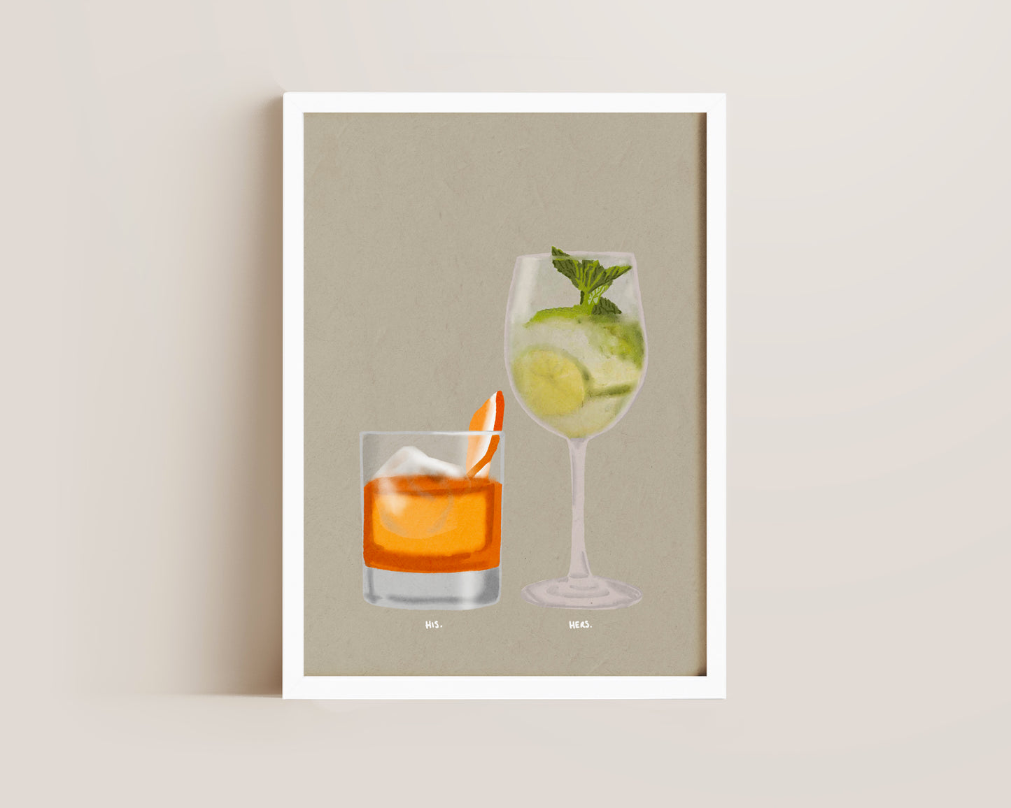 Old Fashioned & Hugo Spritz Print