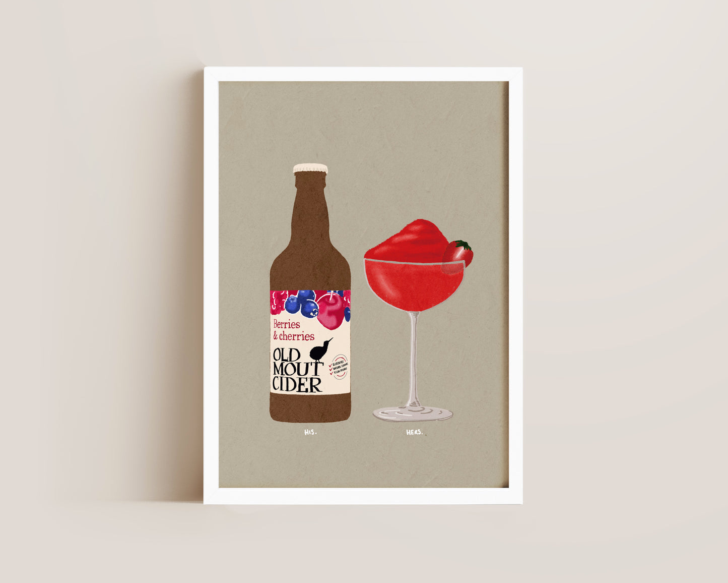 Old Mout Berries & Cherries & Frozen Strawberry Daiquiri Print