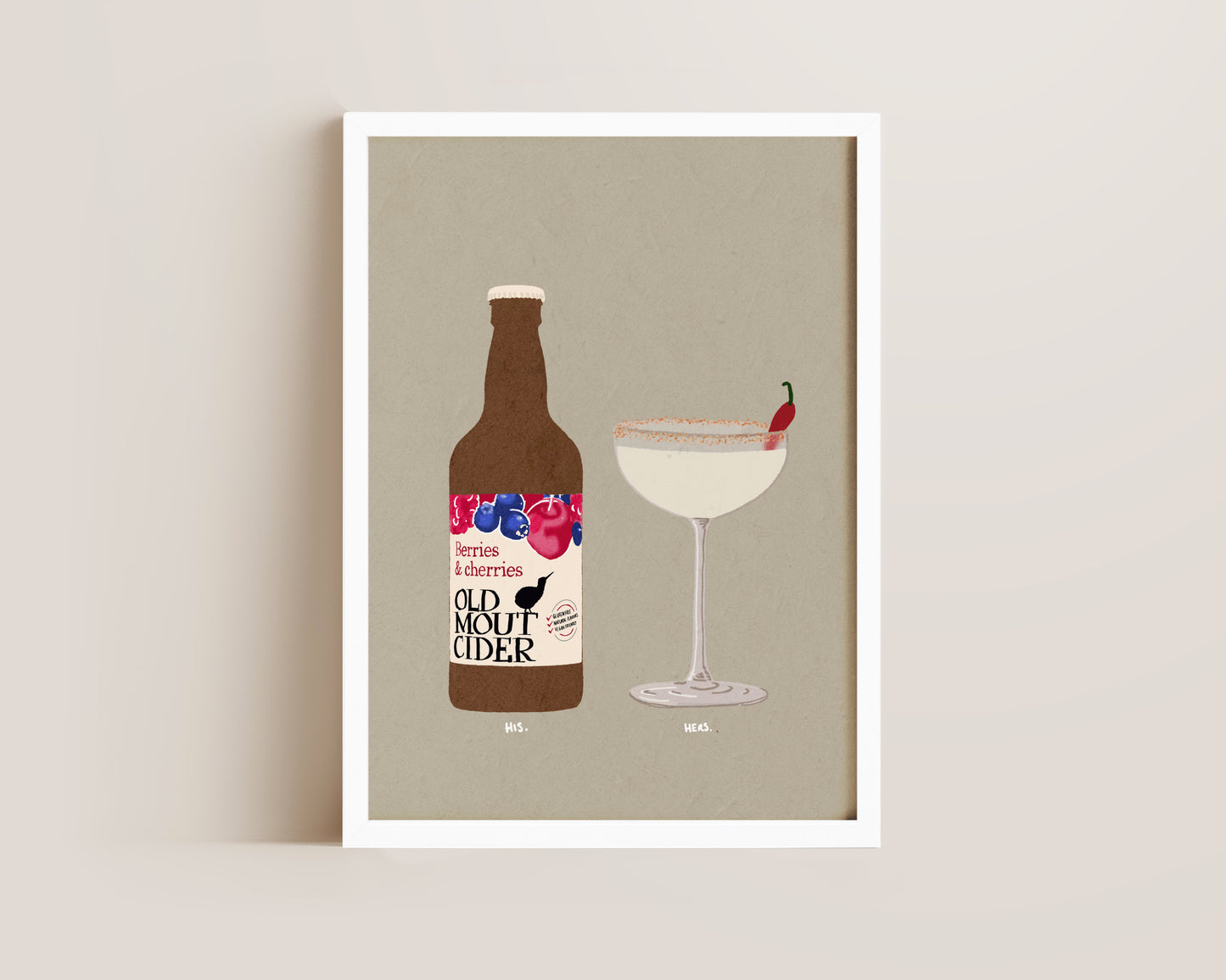 Old Mout Berries & Cherries & Spicy Marg Print