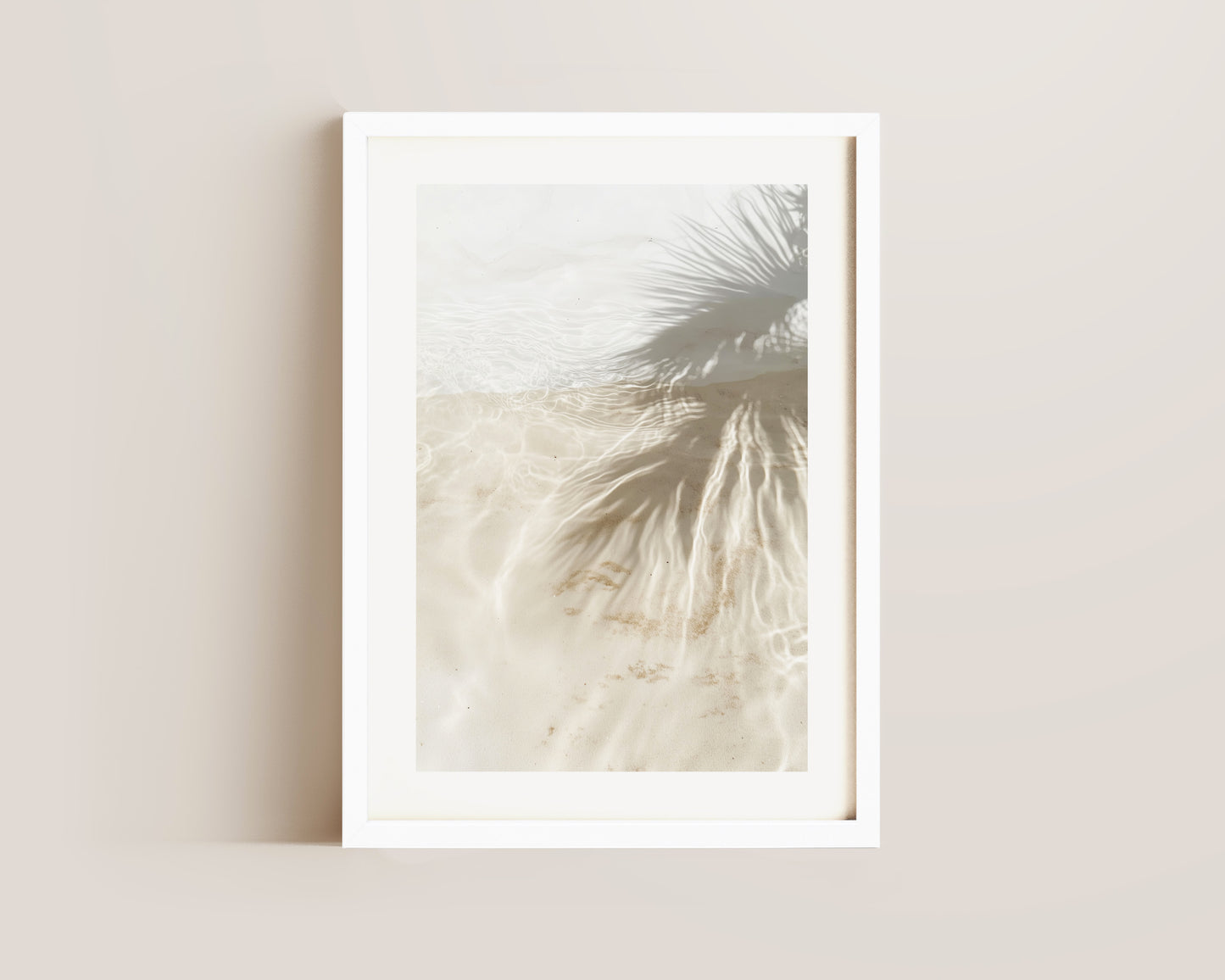 Palm Tree Shadows Print
