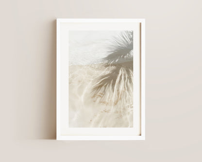 Palm Tree Shadows Print
